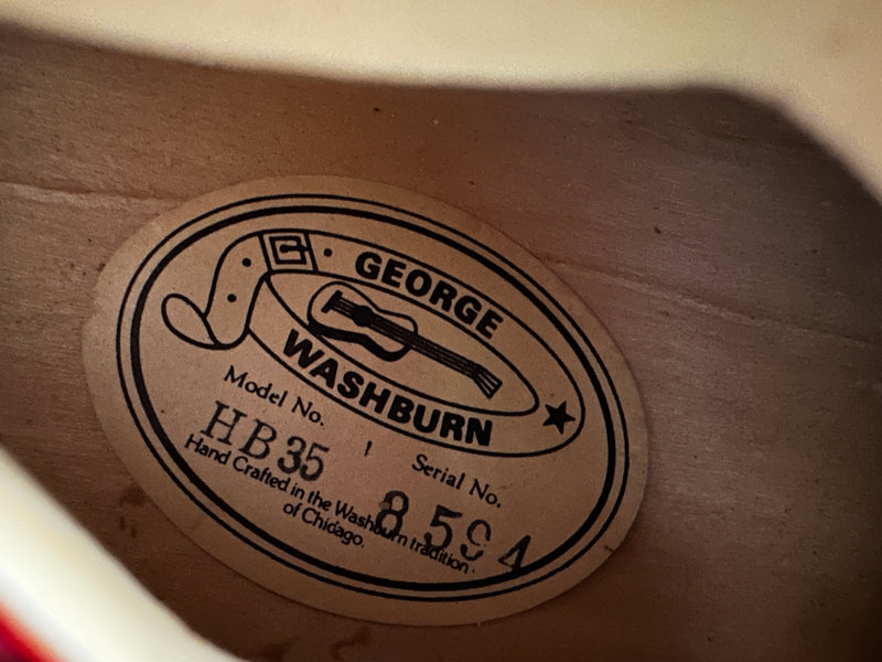 Washburn HB-35 Cherry 1985