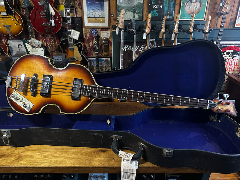 Greco Violin Bass Sunburst 1970's