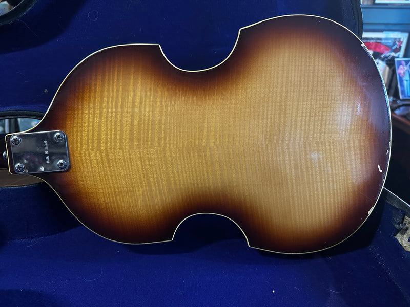 Greco Violin Bass Sunburst 1970's