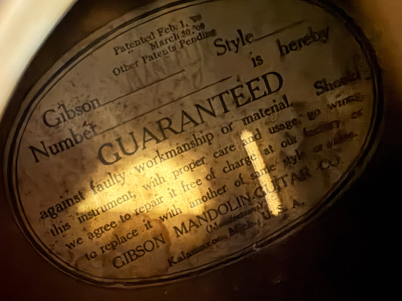 Gibson F-4 Mandolin Sunburst 1923