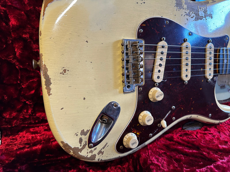 Fender Custom Shop '67 Stratocaster Heavy Relic Aged Vintage White 2021