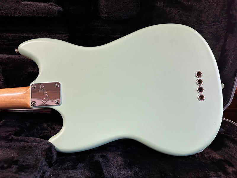 Fender American Performer Mustang Bass Satin Surf Green 2018