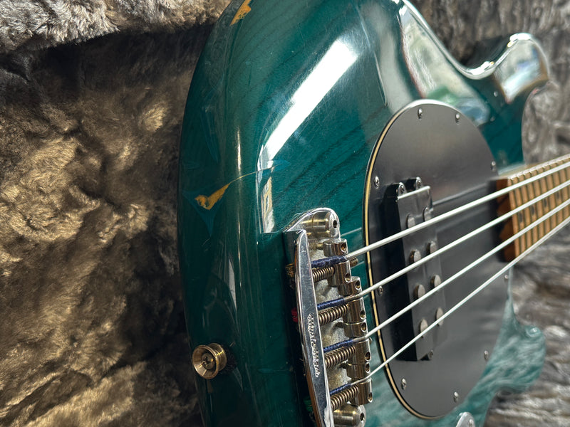 Ernie Ball Music Man StingRay 3 EQ H Translucent Teal 1999