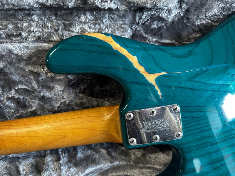 Ernie Ball Music Man StingRay 3 EQ H Translucent Teal 1999