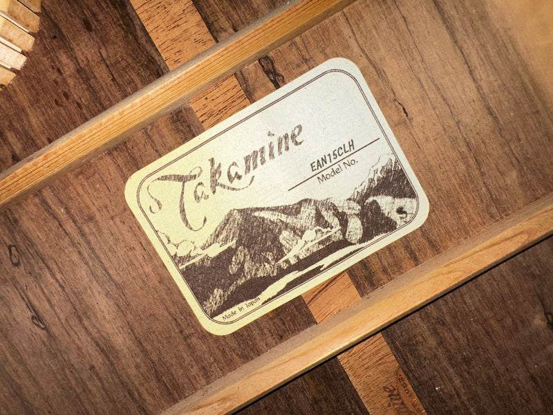 Takamine EAN15C-LH Left-Handed Natural 2001