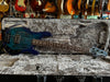Sterling by Music Man Stingray Ray34 Poplar Burl Neptune Blue Satin