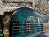 Sterling by Music Man Stingray Ray34 Poplar Burl Neptune Blue Satin