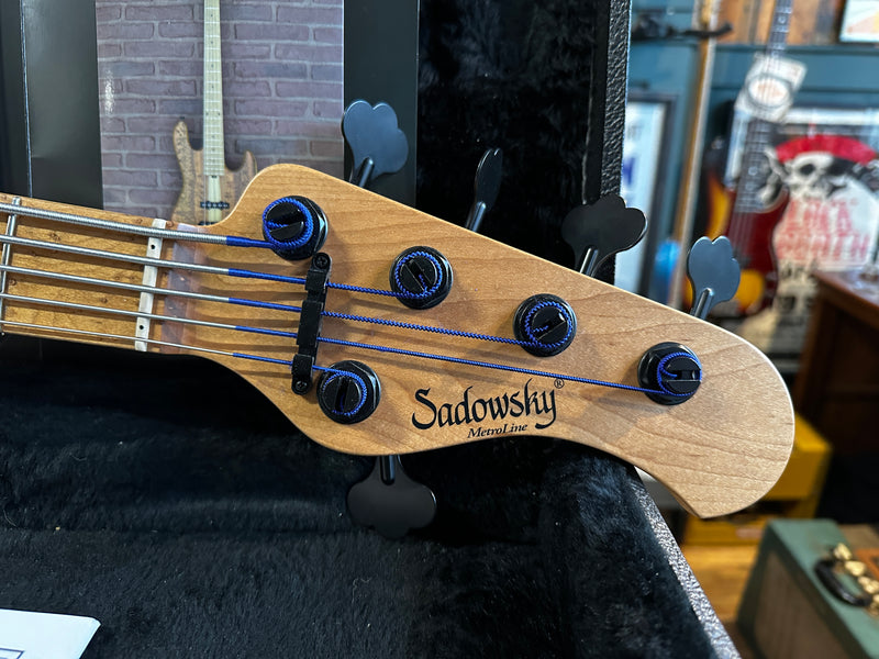 Sadowsky Limited Edition Metroline MM-Style 5-String Natural Transparent Satin 2022