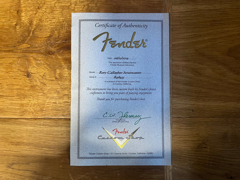 Fender Custom Shop Rory Gallagher Stratocaster 2019