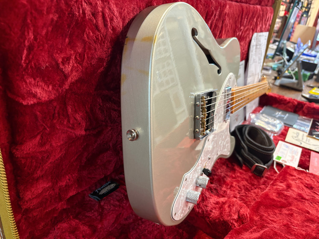 Fender Custom Shop '50's Telecaster Thinline NOS Inca Silver 2012 ...