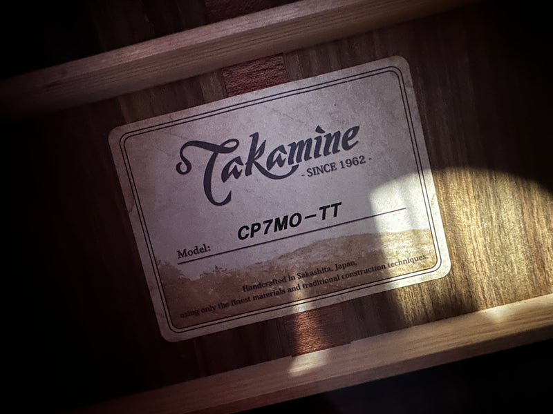 Takamine CP7MO-TT Natural 2016