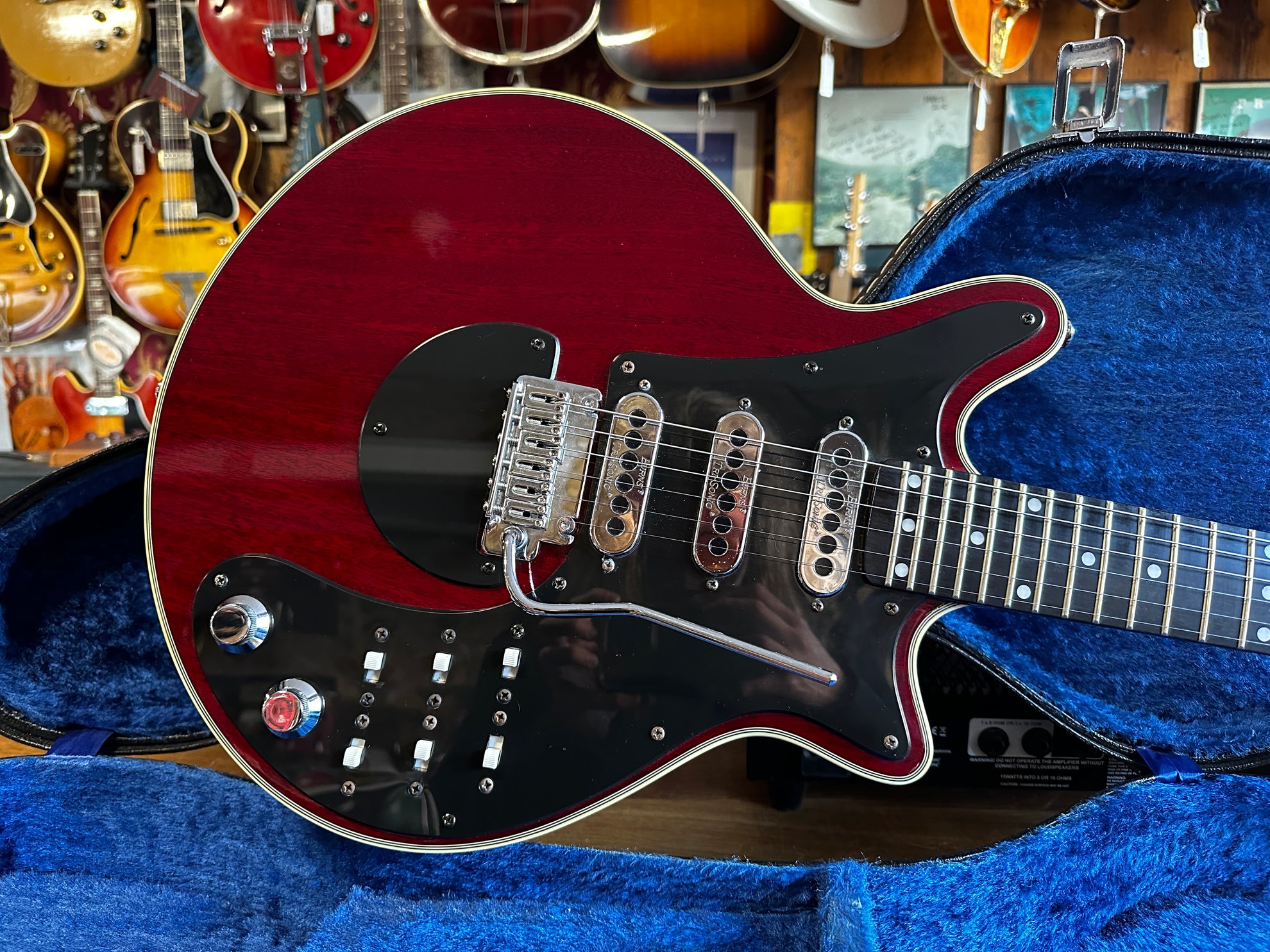 Brian May Guitars BHM Signature Red Special 2006 Some Neck Guitars brian-may-guitars-bhm-signature-red-special-2006-some-neck-guitars