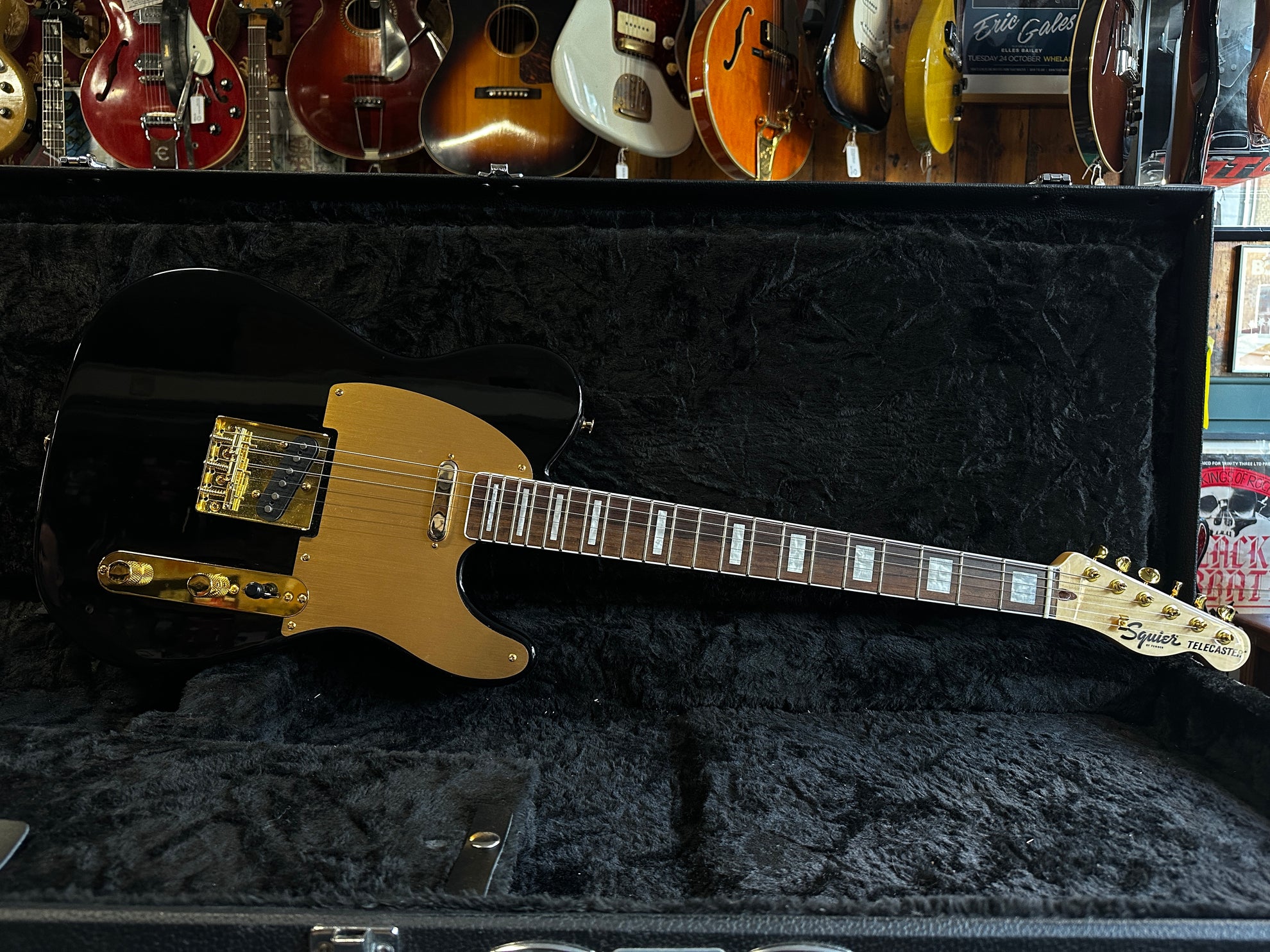 Squier 40th Anniversary Telecaster Gold Edition Black 2022 Some Neck Squier 40th Anniversary Telecaster Gold Edition Black 2022 Some Neck