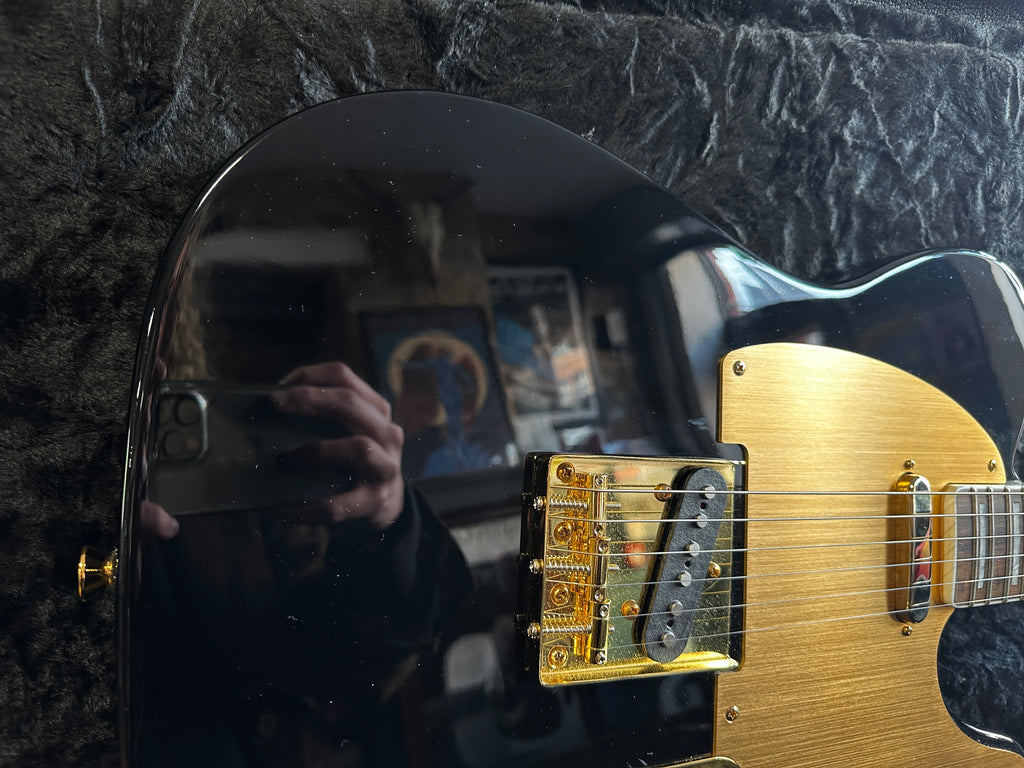 Squier 40th Anniversary Telecaster Gold Edition Black 2022 Some Neck squier-40th-anniversary-telecaster-gold-edition-black-2022-some-neck