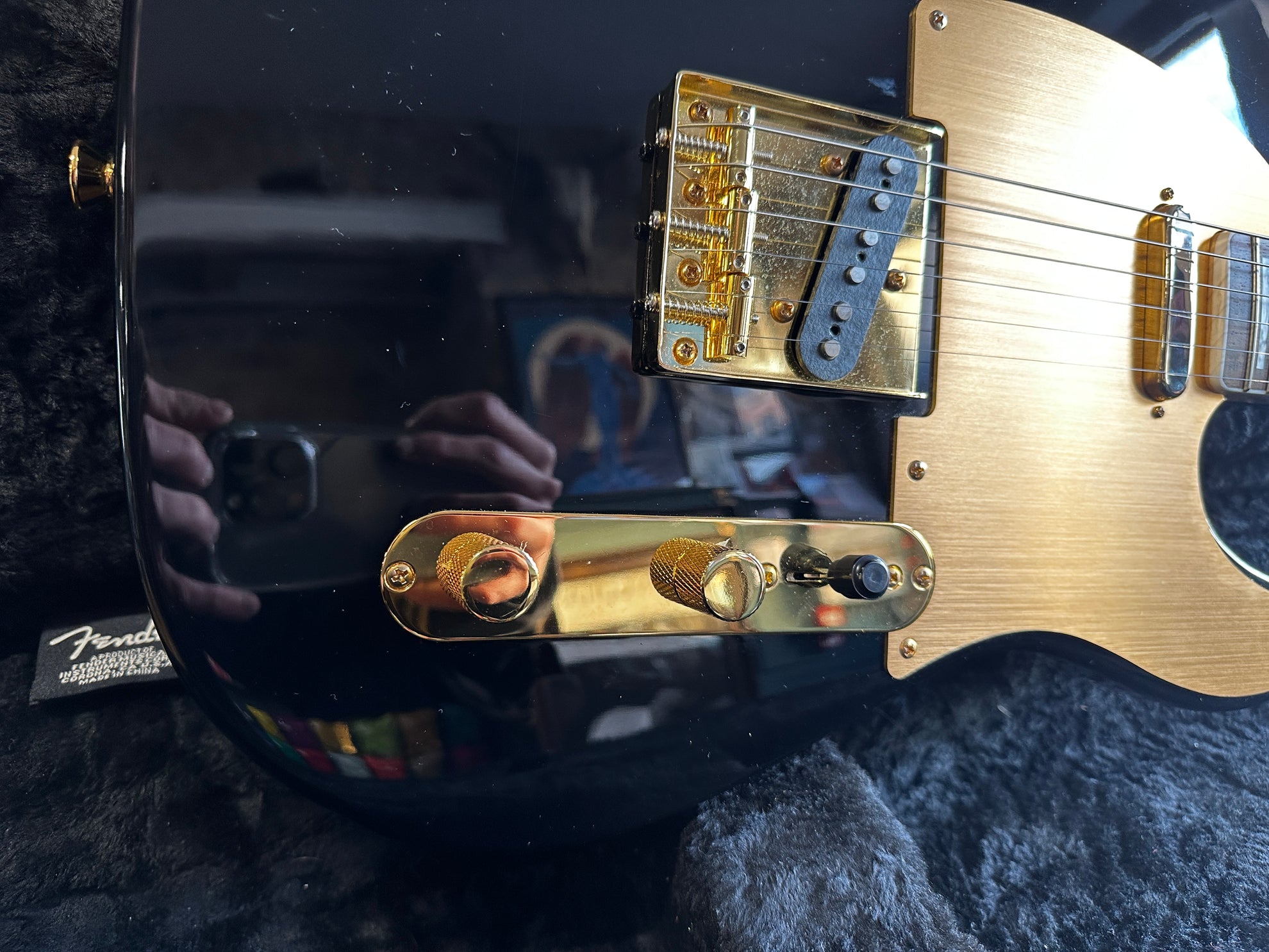 Squier 40th Anniversary Telecaster Gold Edition Black 2022 Some Neck squier-40th-anniversary-telecaster-gold-edition-black-2022-some-neck