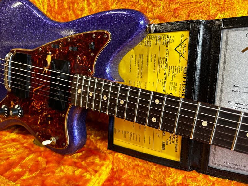 Fender Custom Shop '62 Jazzmaster Chicago Special Journeyman Relic Purple Sparkle 2021