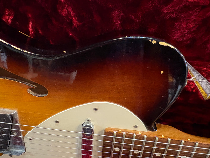 Fender Custom Shop '50s Thinline Telecaster Relic Rosewood Neck Limited Edition Sunburst 2016