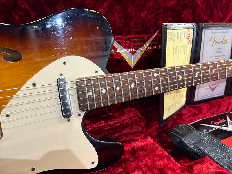 Fender Custom Shop '50s Thinline Telecaster Relic Rosewood Neck Limited Edition Sunburst 2016