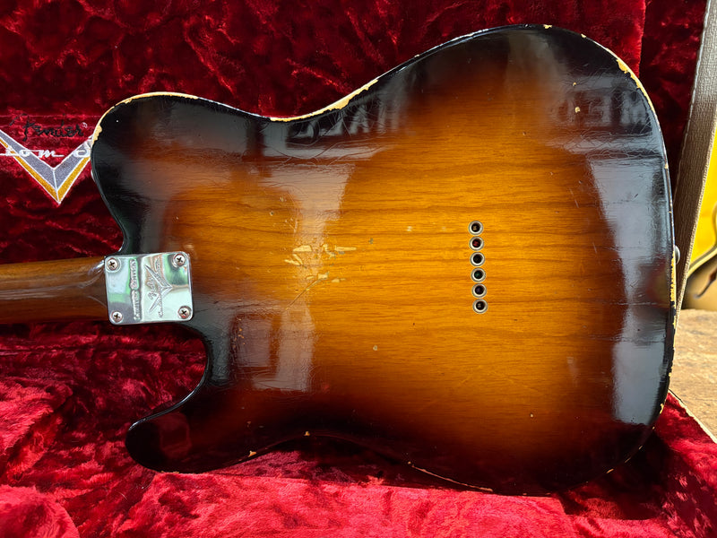 Fender Custom Shop '50s Thinline Telecaster Relic Rosewood Neck Limited Edition Sunburst 2016