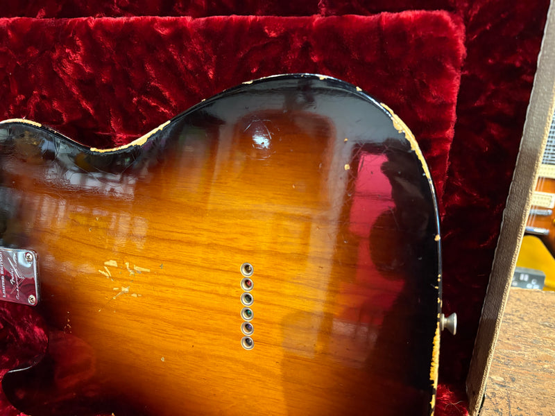 Fender Custom Shop '50s Thinline Telecaster Relic Rosewood Neck Limited Edition Sunburst 2016