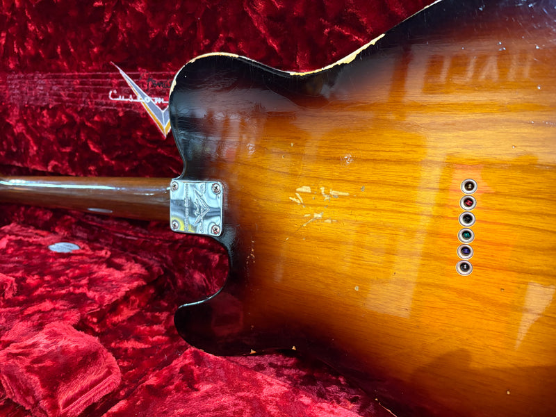 Fender Custom Shop '50s Thinline Telecaster Relic Rosewood Neck Limited Edition Sunburst 2016