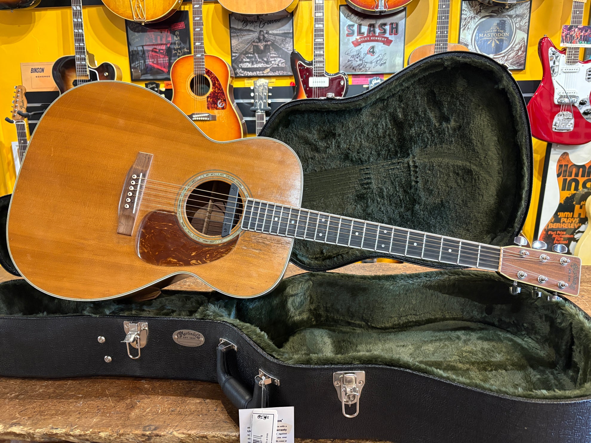 ギター Martin m-38 1978 Vintage 1978 Martin M-38 Acoustic Guitar Natural Finish | Cream