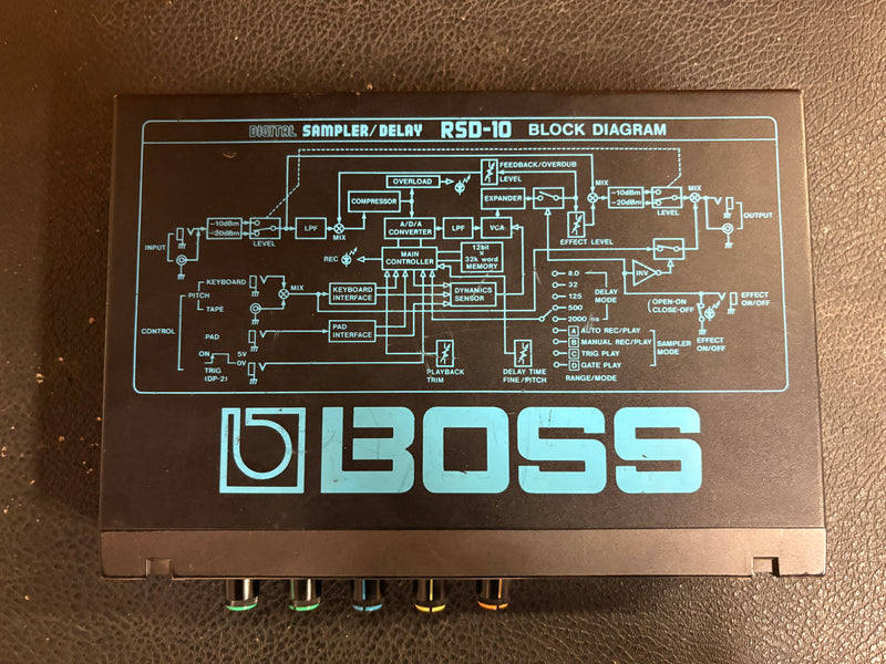 Boss RSD-10 Micro Rack Series Digital Sampler / Delay