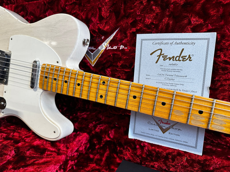 Fender Custom Shop Limited Edition Journeyman Twisted Telecaster Relic Aged White Blonde 2017