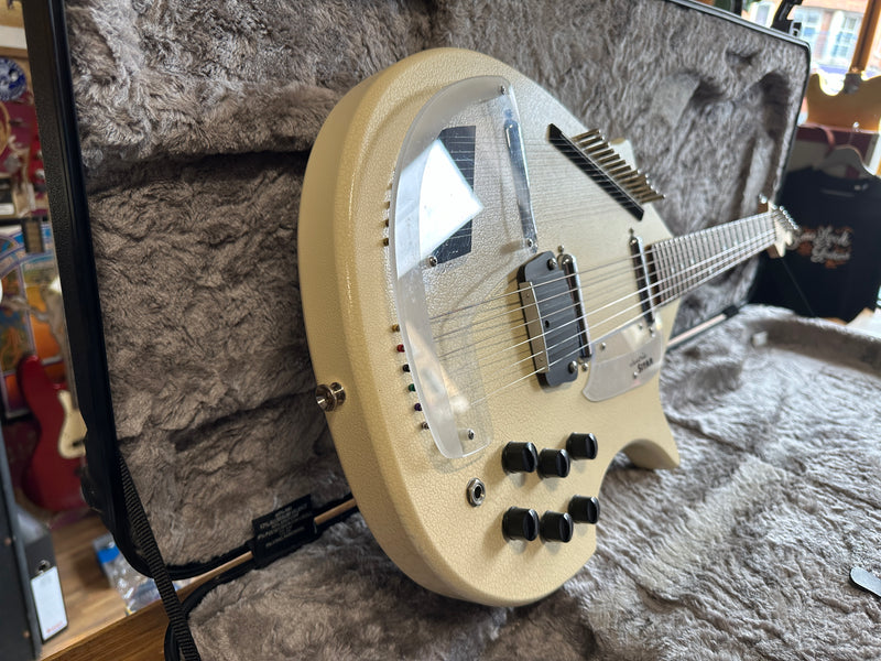 Jerry Jones Master Electric Sitar White Gator Crackle 2003