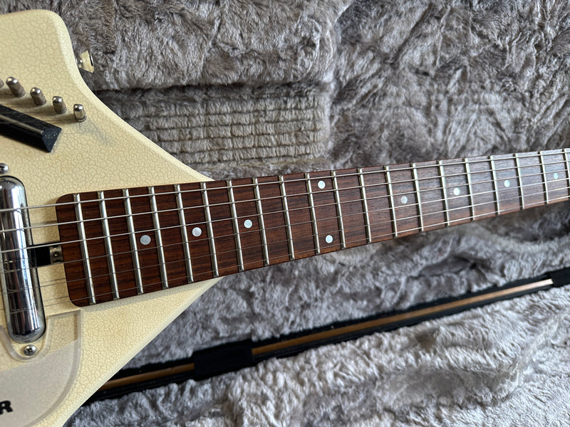 Jerry Jones Master Electric Sitar White Gator Crackle 2003