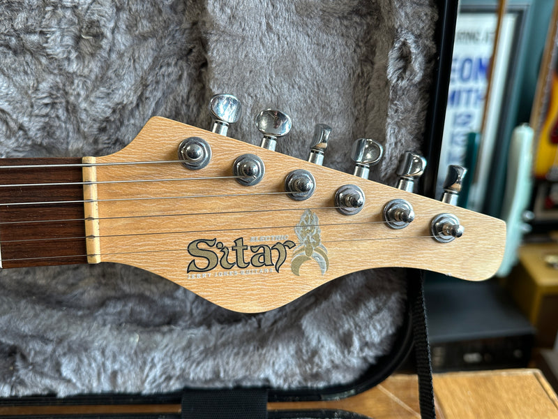 Jerry Jones Master Electric Sitar White Gator Crackle 2003