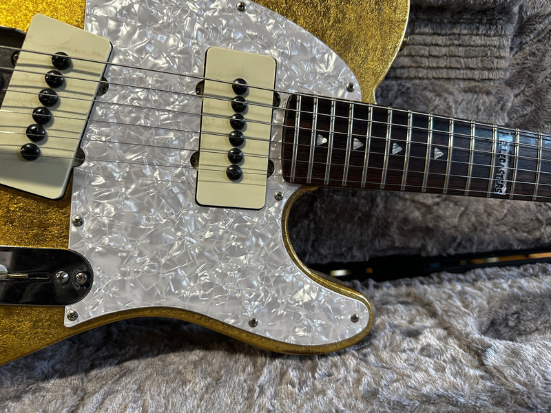 Fender Hellecasters Limited Edition Will Ray Jazz-a-Caster Gold Foil Leaf 1997