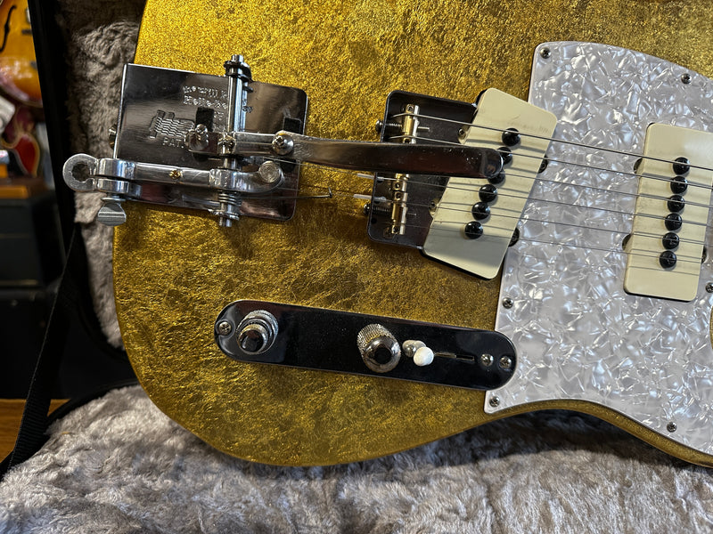 Fender Hellecasters Limited Edition Will Ray Jazz-a-Caster Gold Foil Leaf 1997