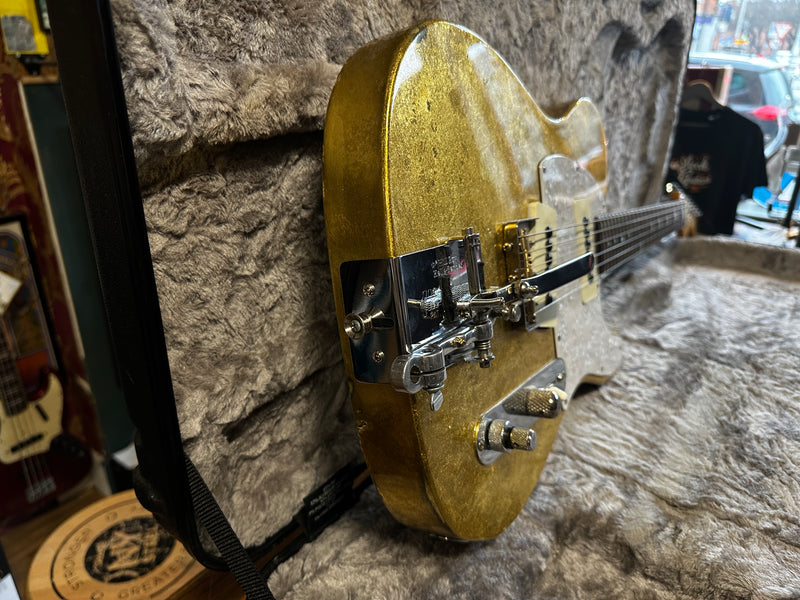 Fender Hellecasters Limited Edition Will Ray Jazz-a-Caster Gold Foil Leaf 1997