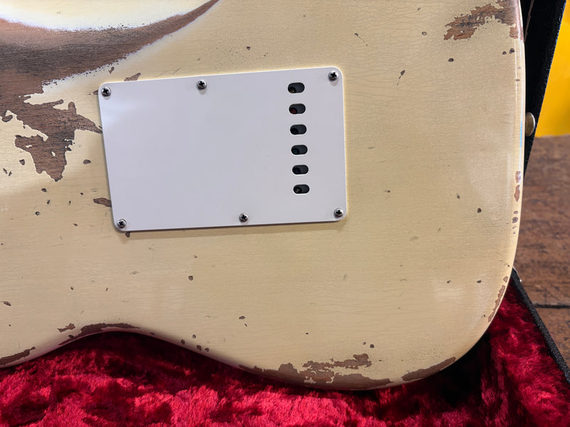 Fender Custom Shop '67 Stratocaster Heavy Relic Aged Vintage White 2021