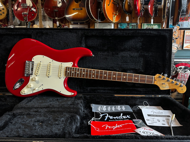 Fender Limited Edition American Standard Stratocaster Channel Bound Dakota Red 2014