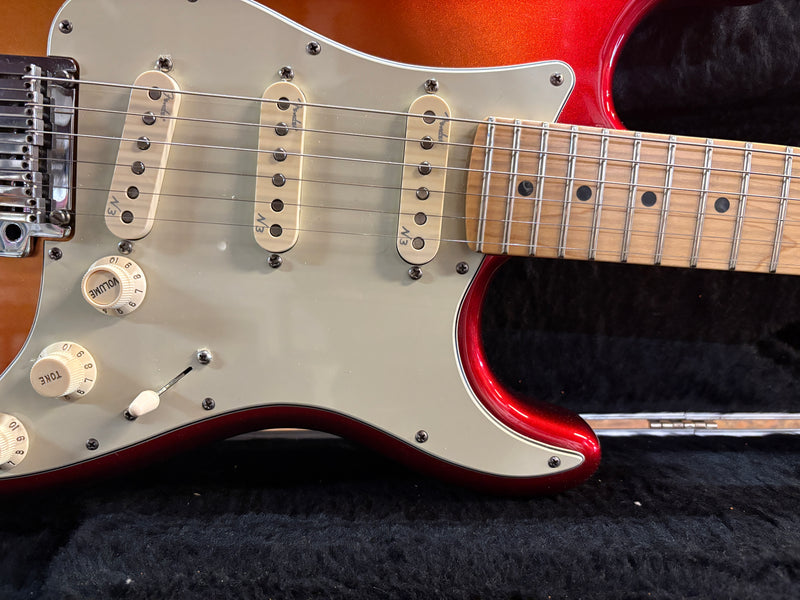Fender American Deluxe Stratocaster Sunset Metallic 2013