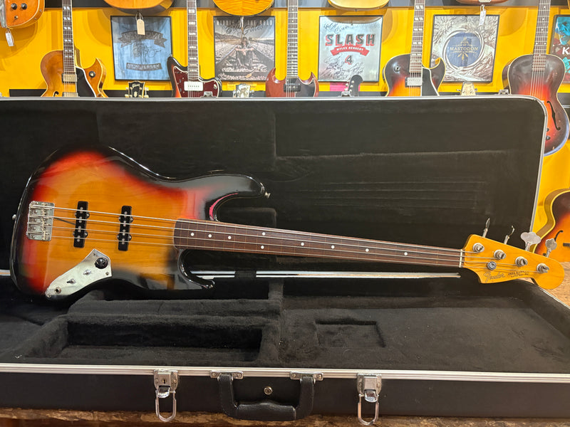 Fender JB-62 FL Fretless Jazz Bass Reissue MIJ Sunburst 1993