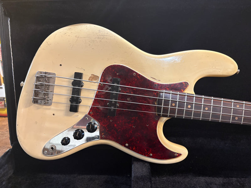 Fender Jazz Bass Olympic White Refinish 1965