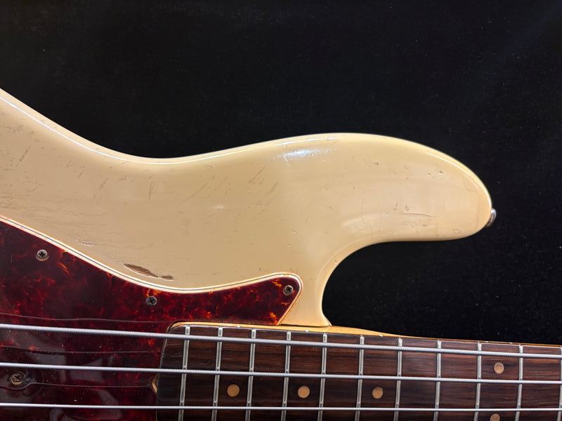 Fender Jazz Bass Olympic White Refinish 1965