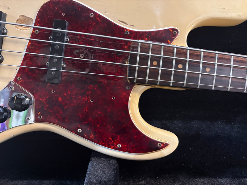 Fender Jazz Bass Olympic White Refinish 1965