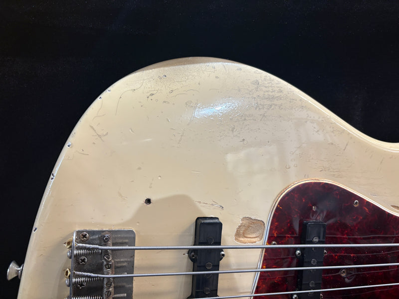 Fender Jazz Bass Olympic White Refinish 1965