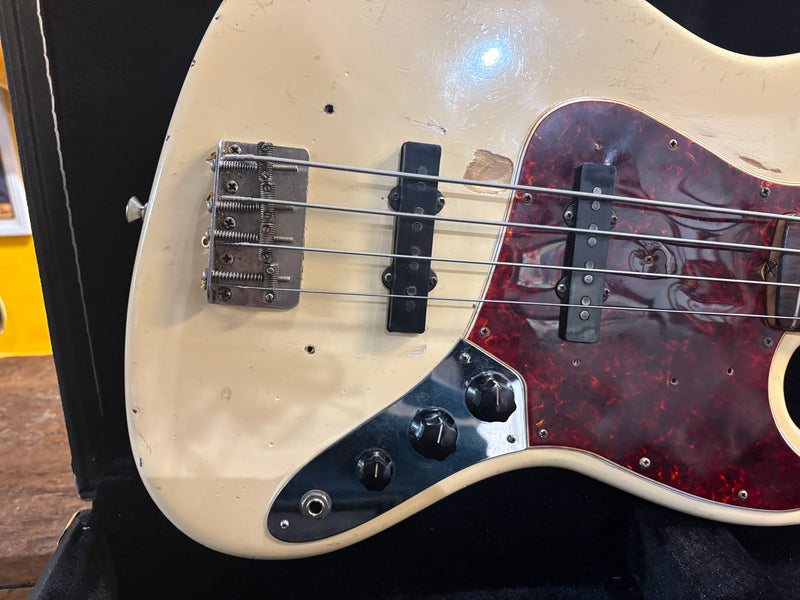 Fender Jazz Bass Olympic White Refinish 1965