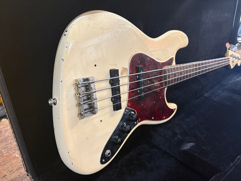 Fender Jazz Bass Olympic White Refinish 1965