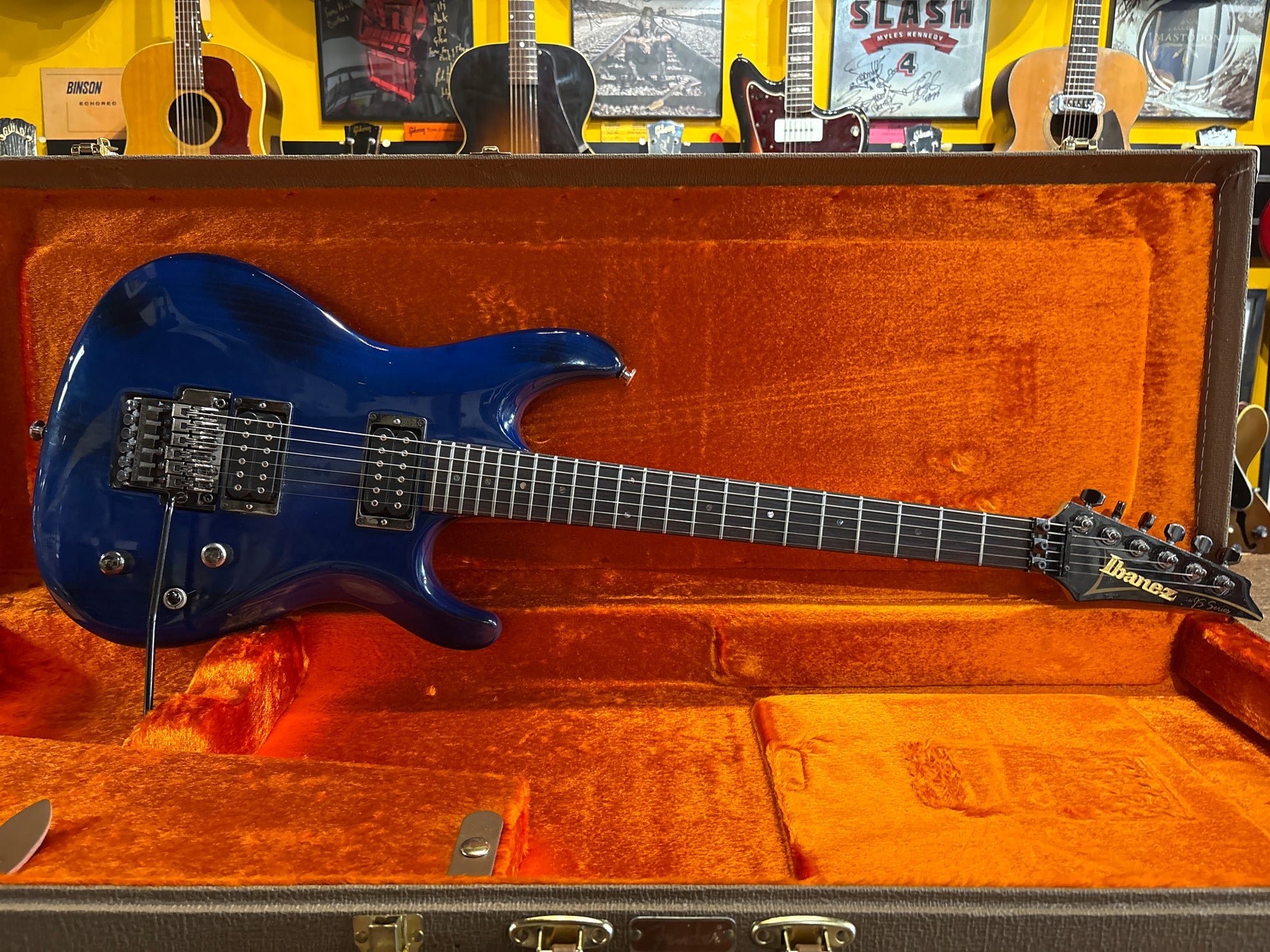 Js1000 Ibanez JS1000 Joe Satriani Signature Burnt Transparent Blue 2002 - Some ...