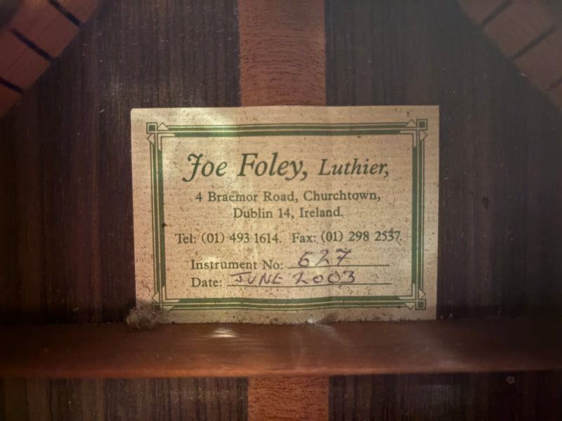 Joe Foley Bouzouki 2003