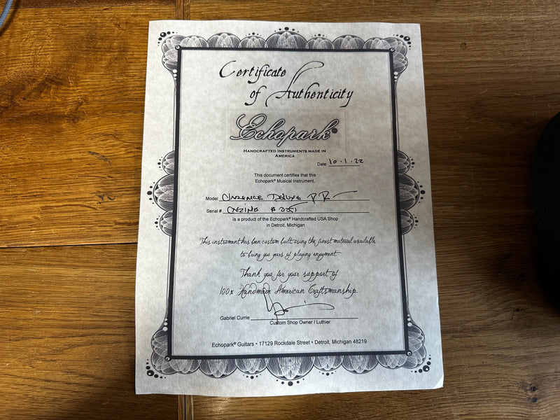 Echopark Sinker Clarence Custom Deluxe Purple Rain 2022