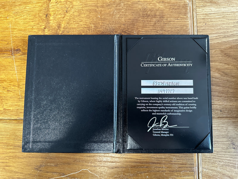 Gibson Memphis ES-275 Custom Ebony 2018