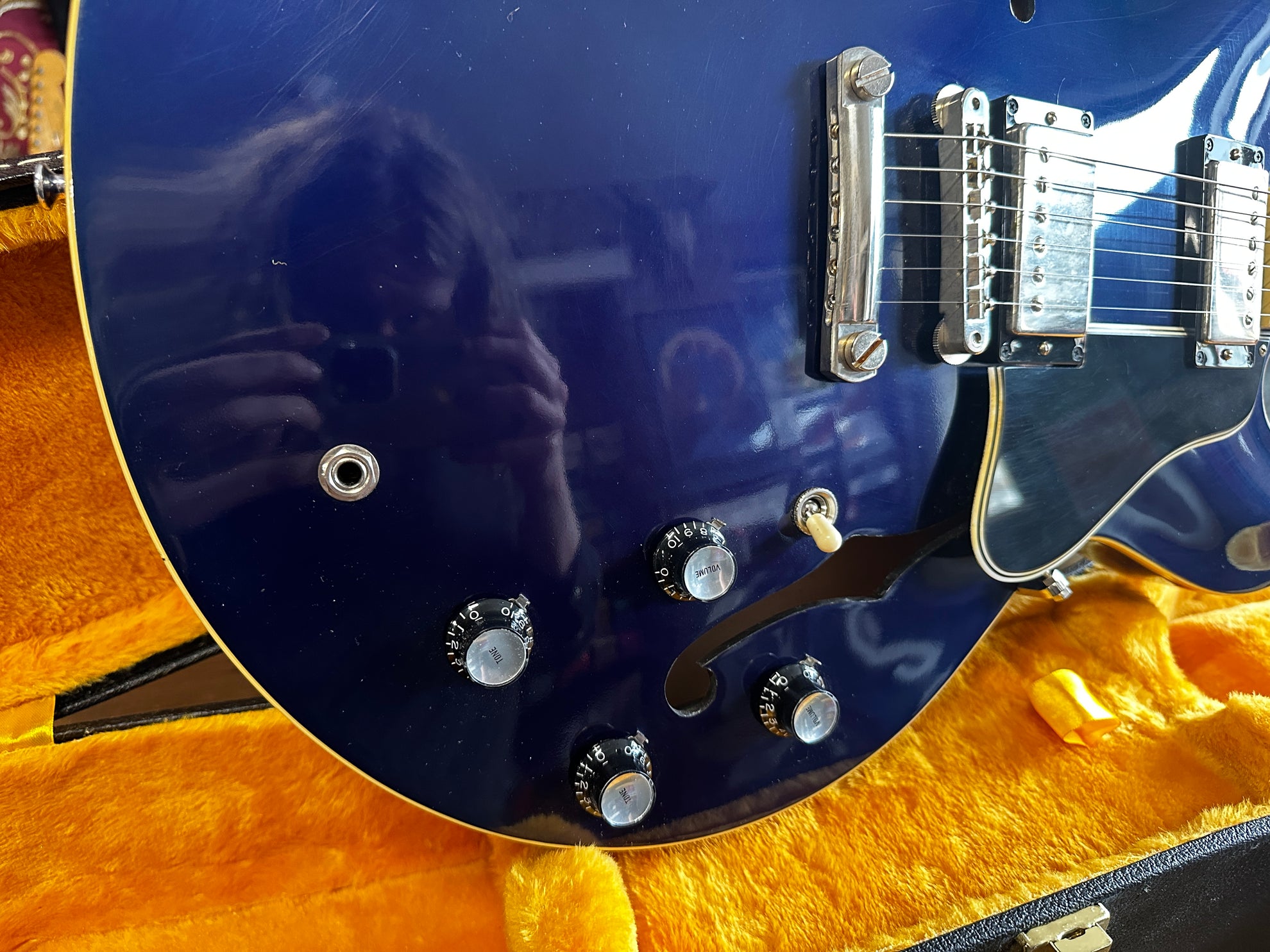 Blue Lp Custom Gibson Les Paul Candy Apple Blue