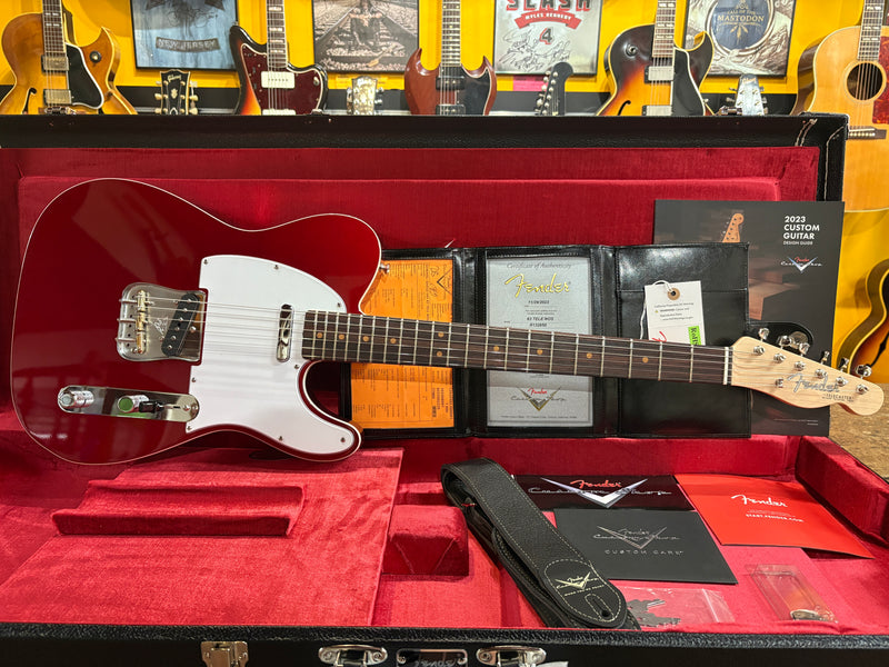 Fender Custom Shop '63 Telecaster Reissue NOS Candy Apple Red 2023